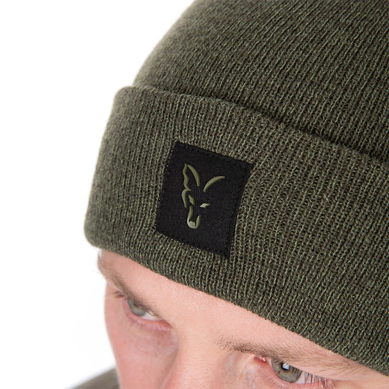 Fox Collection Bobble Hat Green/Black